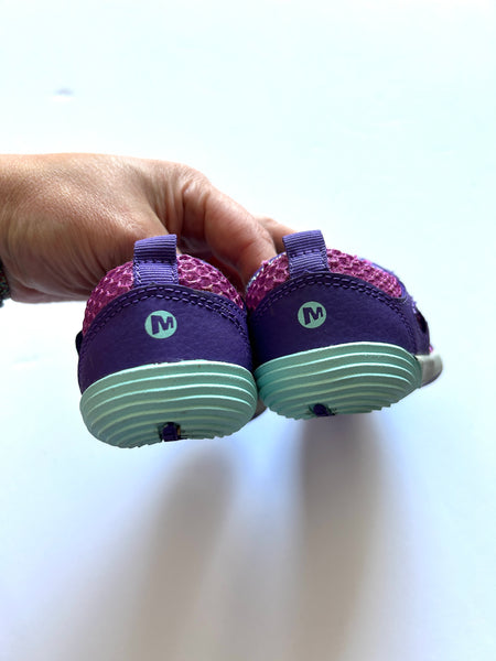 NEW Merrell Purple Closed Toe Watershoes • 4.5c