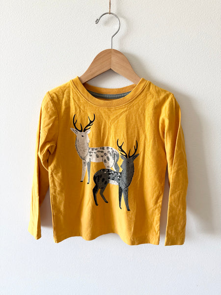 Tea Collection Yellow Long Sleeve Top • 3-4 years