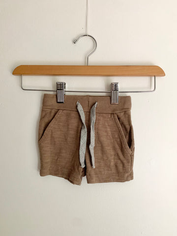 Mini Mioche Brown Shorts • 3-6 months