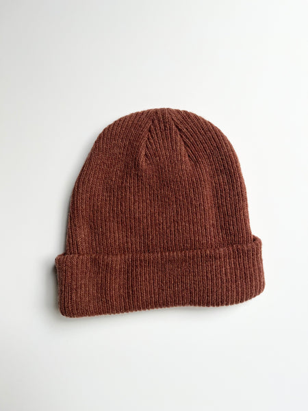 PulpCo Brown Beanie • 4-12+ years
