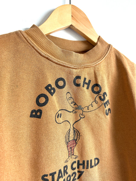 Bobo Choses Brown "Star Child" Sweatshirt • 2-3 years
