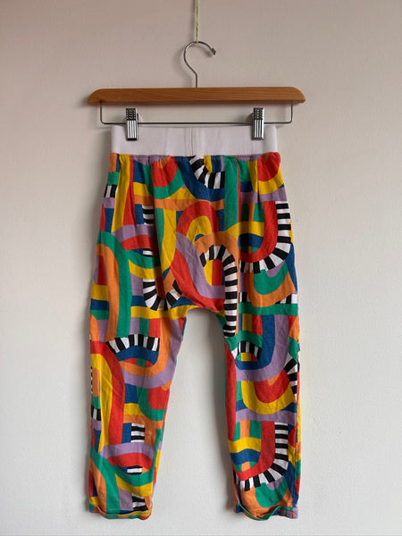 Indikidual Bright Patterned Drop Crotch Pants • 6-7 years