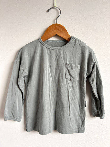 Belanj Blue Pocket Longsleeve Top • 2 years