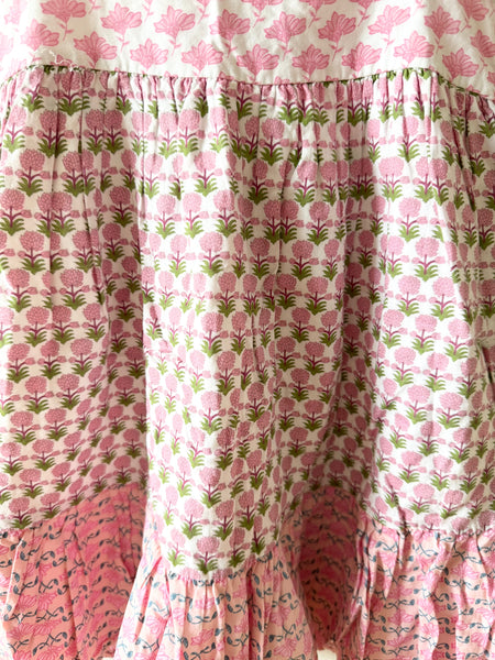 Zara Pink Floral Tank Dress • 2-4 years