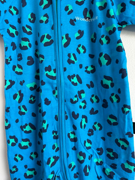 NEW Bonds Blue Leopard Wondersuit • 18-24 months