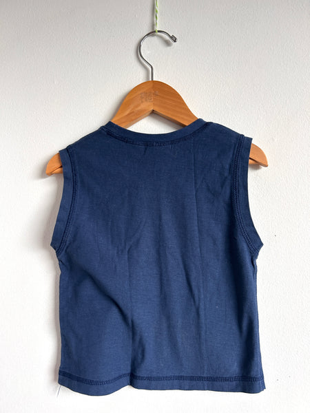 Zara Navy Blue Tank Top • 12-18 months