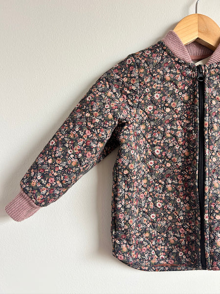 Wheat Quilted Floral Thermowear Floral Jacket • 2 years