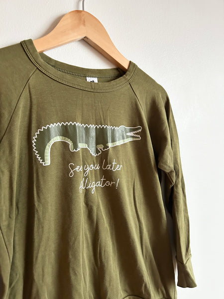 Little and Lively Alligator Long Sleeve • 6-8 years