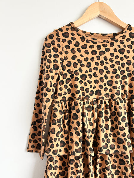Tucker and Tate Tiered Animal Print Long Sleeve Dress • 4-5 years