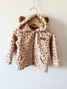 Patagonia Furry Friends Hooded Zip Up Sweater • 12-18 months