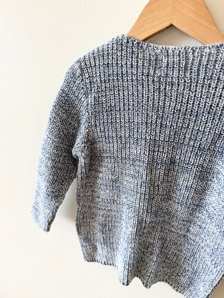 NEW Zara Blue Button Cardigan • 2-3 years