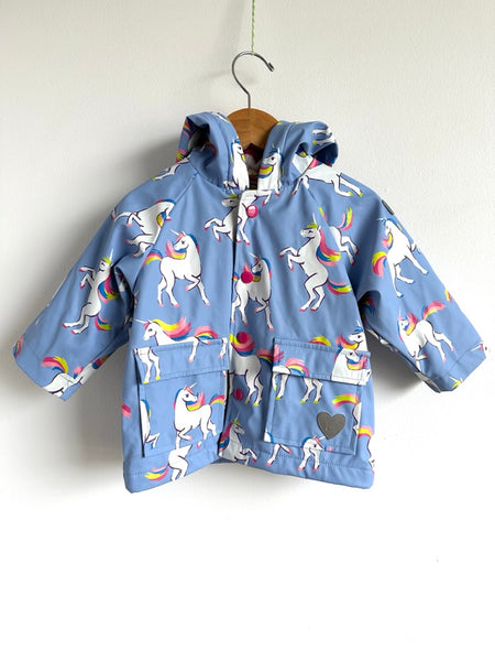 Hatley Unicorn Blue Jacket • 6-12 months