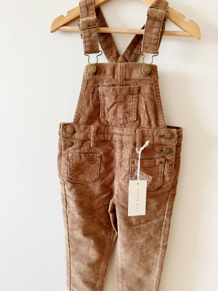 NEW Jamie Kay Brown Corduroy Overalls • 3 years