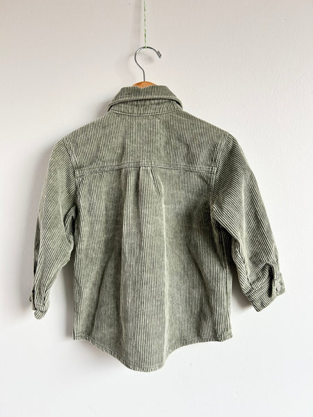 Atilla Cubs Green Coduroy Shacket with Buttons • 4 years