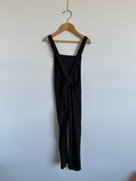 Little and Lively Black Overalls • 5-6 years