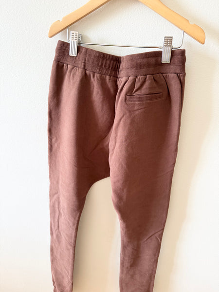 NEW Mingo Brown Cozy Cotton Joggers • 10-12 years