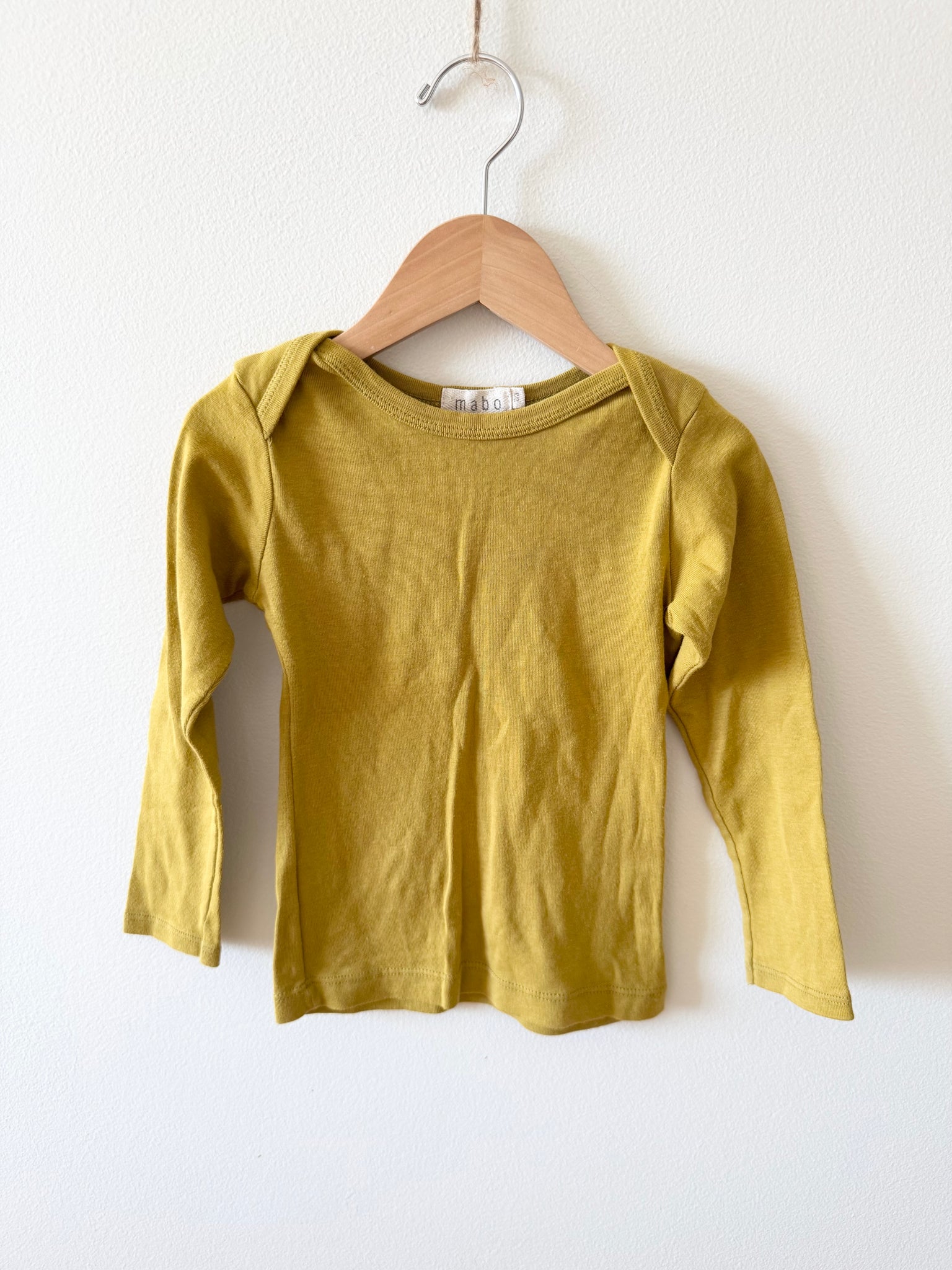 Mabo Gold Long Sleeve Cotton Top • 2-3 years