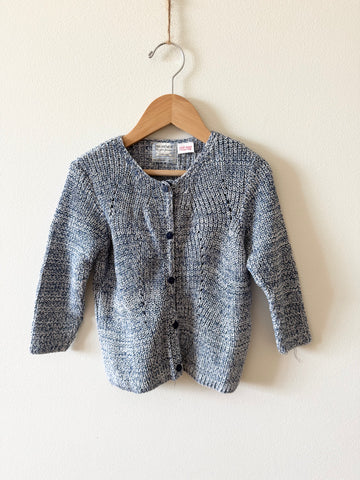 NEW Zara Blue Button Cardigan • 2-3 years
