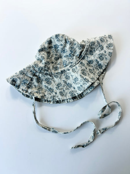 Rylee and Cru Blue Floral Bucket Hat • 6-12 months *