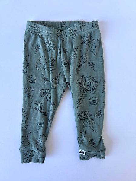 Little and Lively Veggie Leggings • 3-6 months