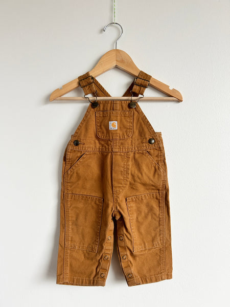 Carhartt Brown Overalls • 6-12 months