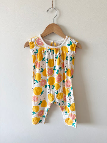 Tea Collection Citrus Romper • 3-6 months