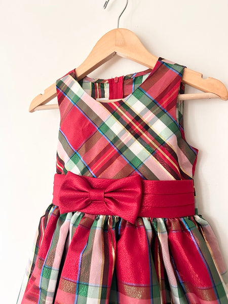 Iris and Ivy Plaid Party Dress • 5 years *