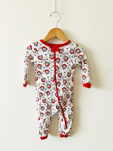 Joe Fresh x Disney Christmas Mickey Zipper Sleeper • 6-12 months