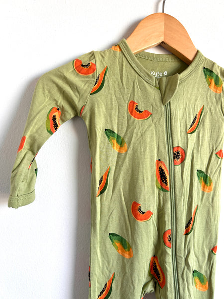 Kyte Green Papaya Bamboo Sleeper • 6-12 months