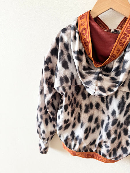 Molo Animal Print Windbreaker Jacket • 5-7 years