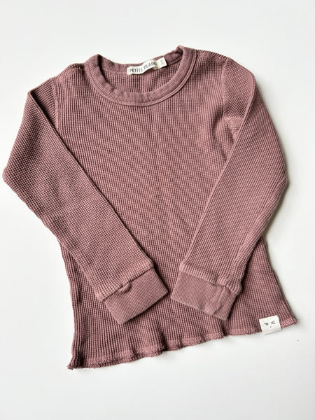 Petits Vilains 2pc Waffle Set Purple • 2-3 years