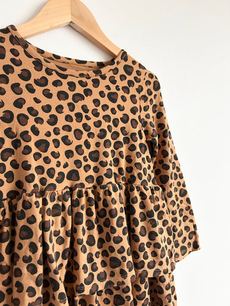 Tucker and Tate Tiered Animal Print Long Sleeve Dress • 4-5 years