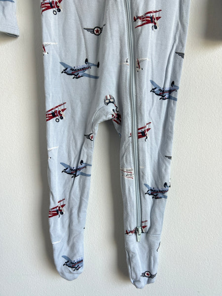 Kyte Blue Airplane Sleeper • 3-6 months