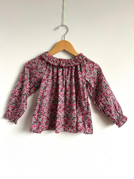 Jacadi Liberty of London Floral Ruffle Blouse • 3-4 years