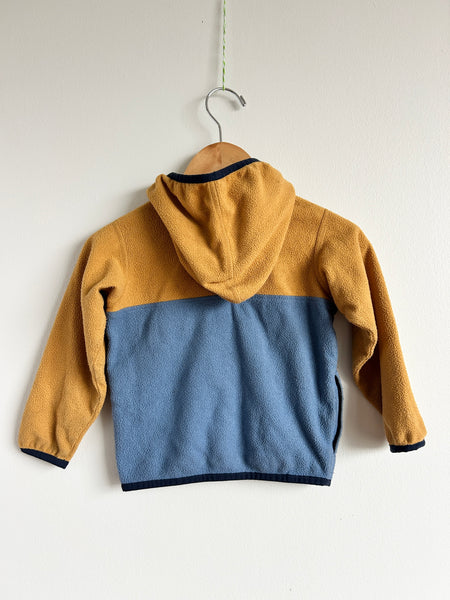 Patagonia Yellow and Blue Zip Lightweight Hoodie Sweatshirt • 2 years
