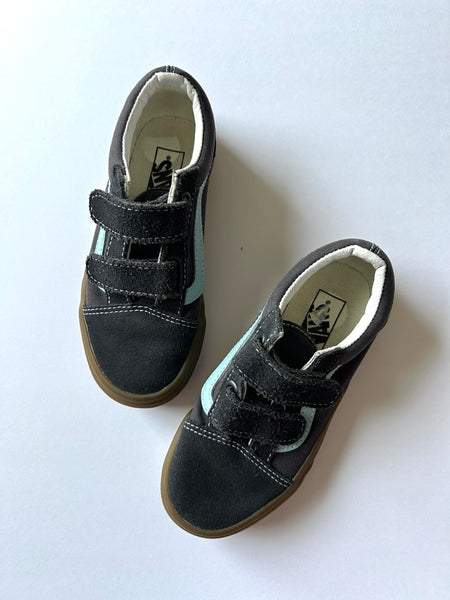 Vans Blue Velcro Low Top Shoes • 13c