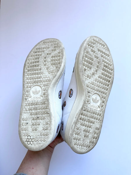 Adidas Stan Smith Embroidered Sushi Shoes • 4.5Y