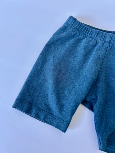 Jax and Lennon Blue Bike Shorts • 18-24 months