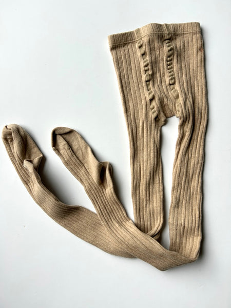 Condor Tan Ribbed Tights • 8 years