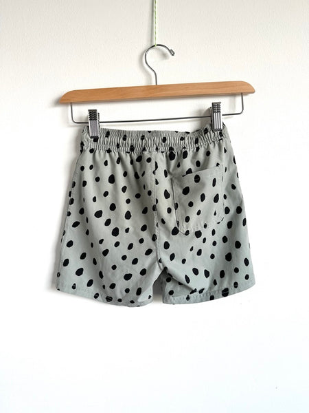 Miles the Label Green Polkadot Swim Shorts • 6 years