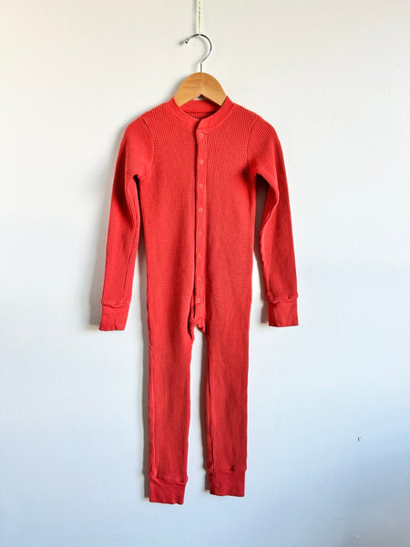 Noble 1pc Red Waffle Jammies • 6 years