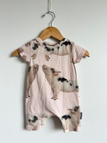 Snurk Pigs Shorty Romper • 6-12 months