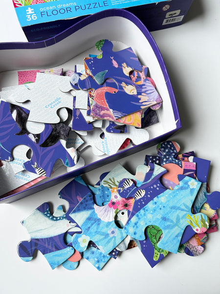 Crocodile Creek Ocean Dreams Floor Puzzle • 36pc