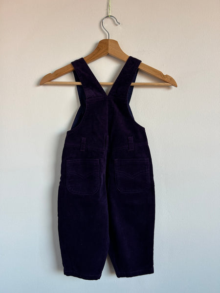 Vintage Cheeky Kids Purple Overalls • 1-2 years (74 cm)
