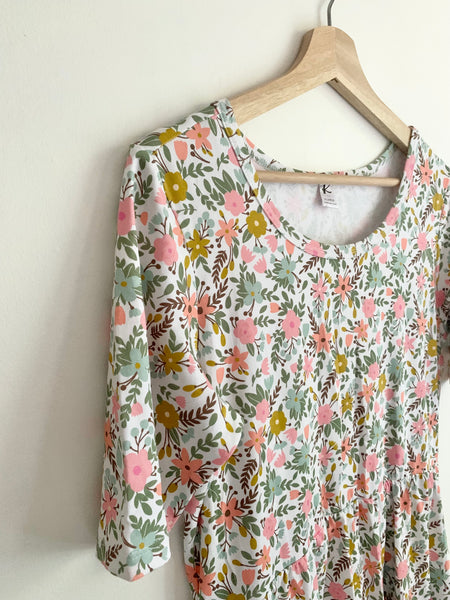 NEW Little and Lively Picnic Floral Dress • Adult XL