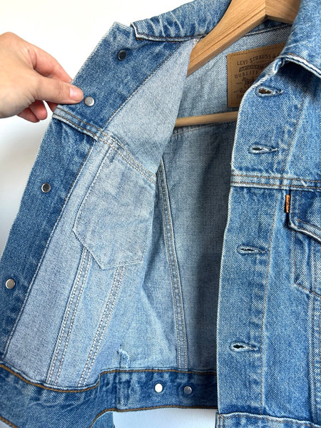 Vintage 1984 Levi's Orange Tab Denim Jacket • 6-8 years (Small)