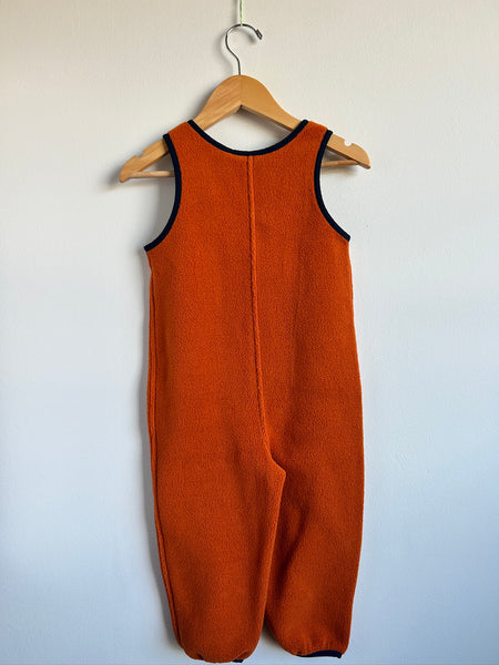 NEW Patagonia Orange Fleece Overalls • 3 years