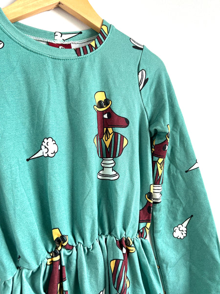 NEW Jelly Alligator Long Sleeve Dog Dress • 8-10 years