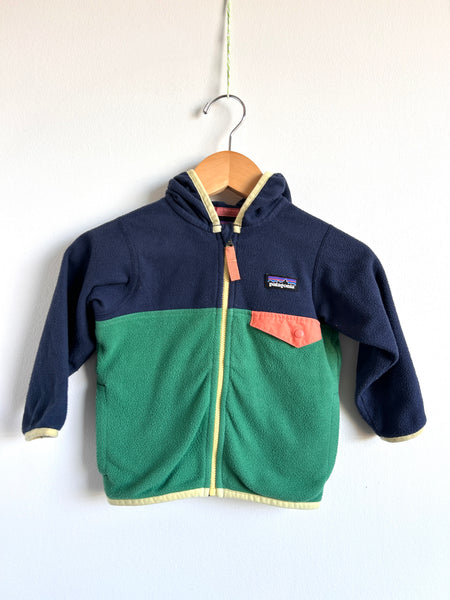Patagonia Synchilla Zip Up Colourblock Fleece Sweater • 12-18 months