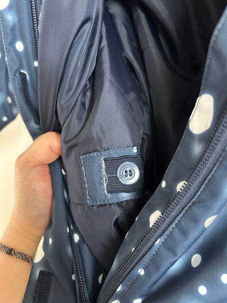 NEW Reima Blue and White with Faux Fur on Hood Snowsuit • 4 years (104cm)